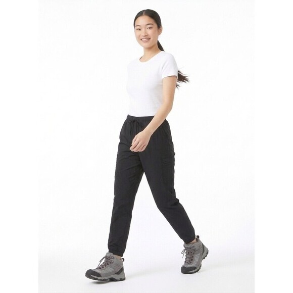 Merrell Pants - Merrell Womens Lined Jogger Pants Large Black Outdoor Fleece Comfort Fit Hiking
